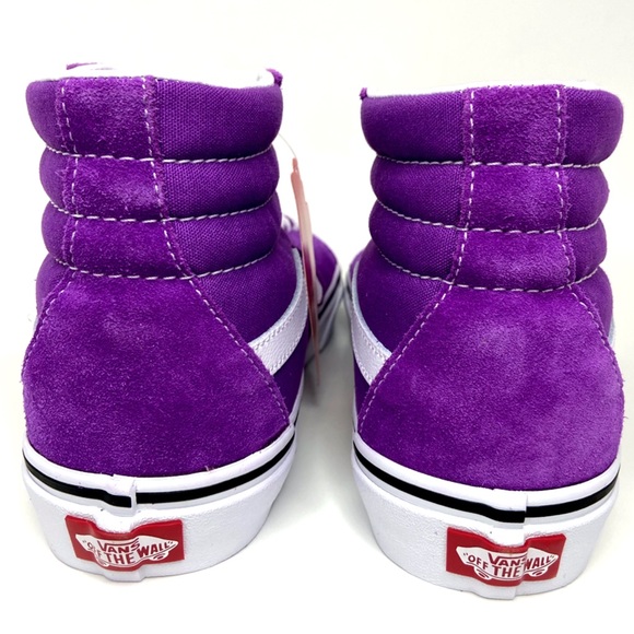 Vans Sk8-Hi Dewberry & True White Sneakers - Picture 7 of 16